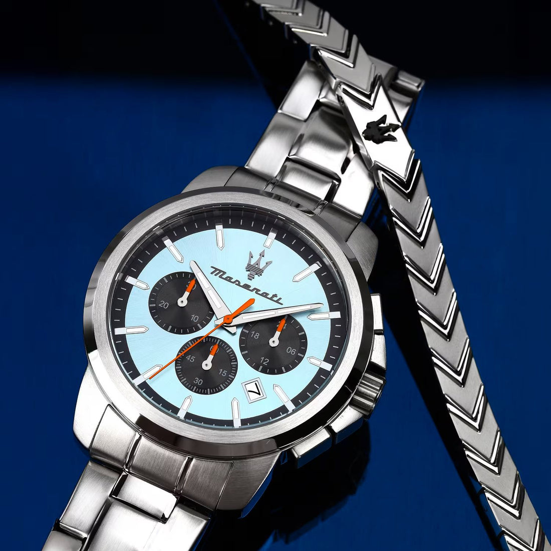 Orologio e bracciale da Uomo della marca Maserati  edoizione limitata Quarzo Cronografo R8873621045