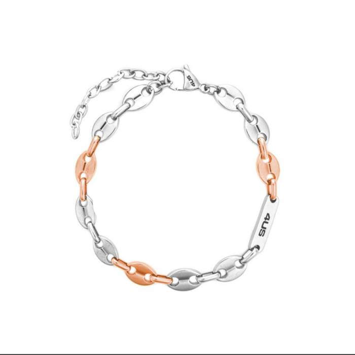 Bracciale Uomo 4US Cesare Paciotti Acciaio Lucido Pvd Rosè 4UBR8631
