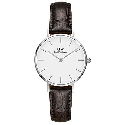 Orologio Donna Daniel Wellington Quarzo Solo Tempo Acciaio Pelle 28 mm DW00100244