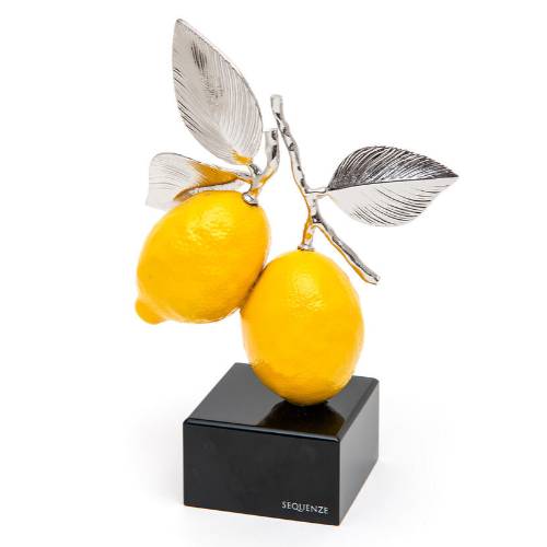 Limoni Sequenze Portafortuna Giallo Argento 19cm BLM0421
