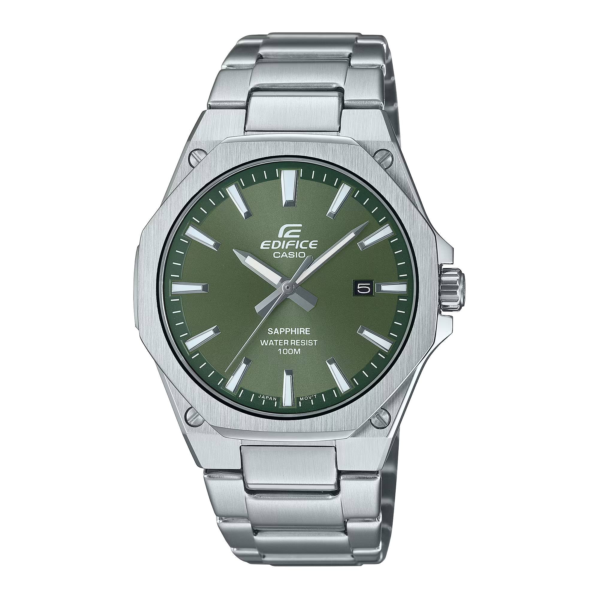 Orologio Uomo Casio Edifice Acciaio Verde Quarzo EFR-S108D-3AVUEF