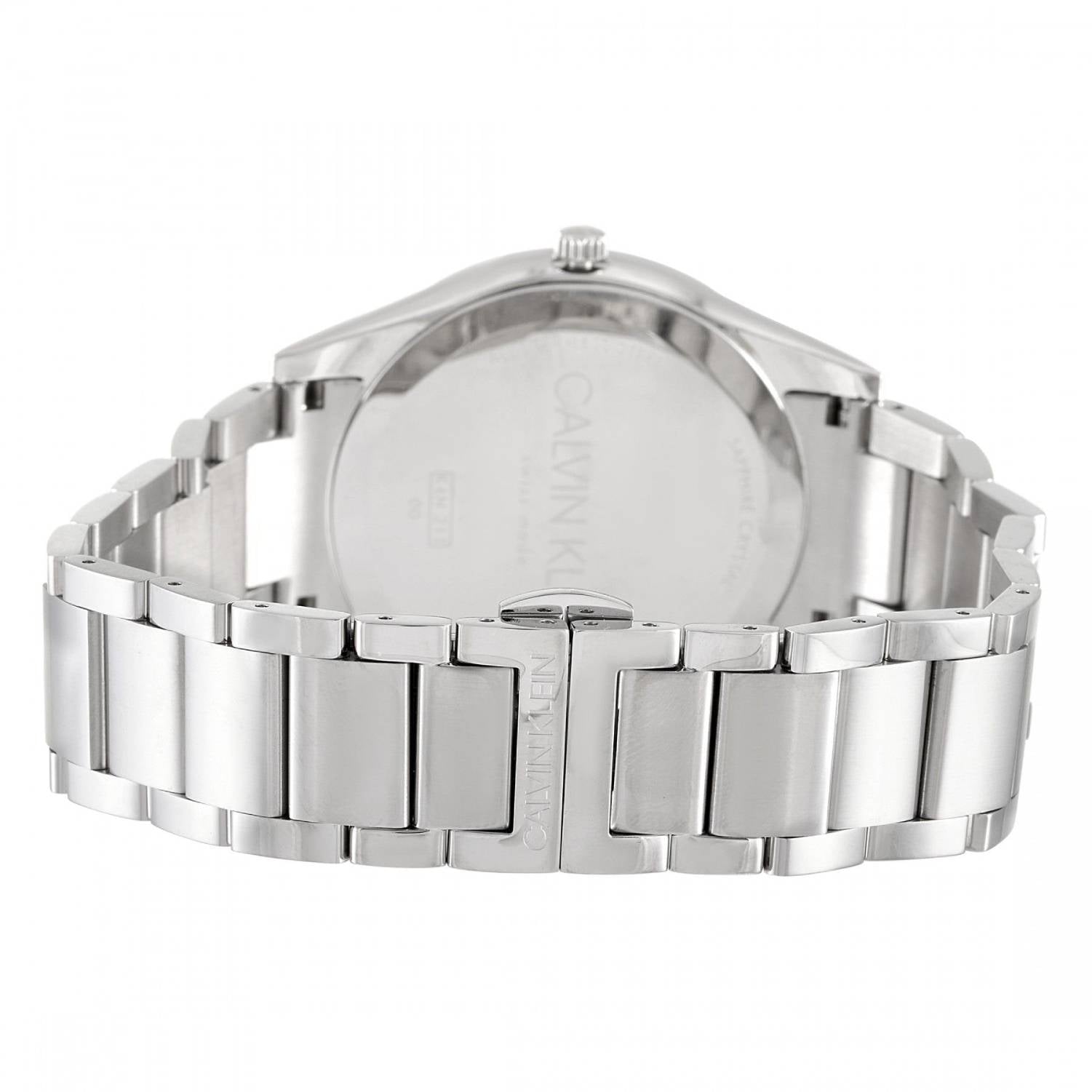 Orologio Uomo Acciaio Calvin Klein Quarzo Solo Tempo Data Bianco K4N2114Y