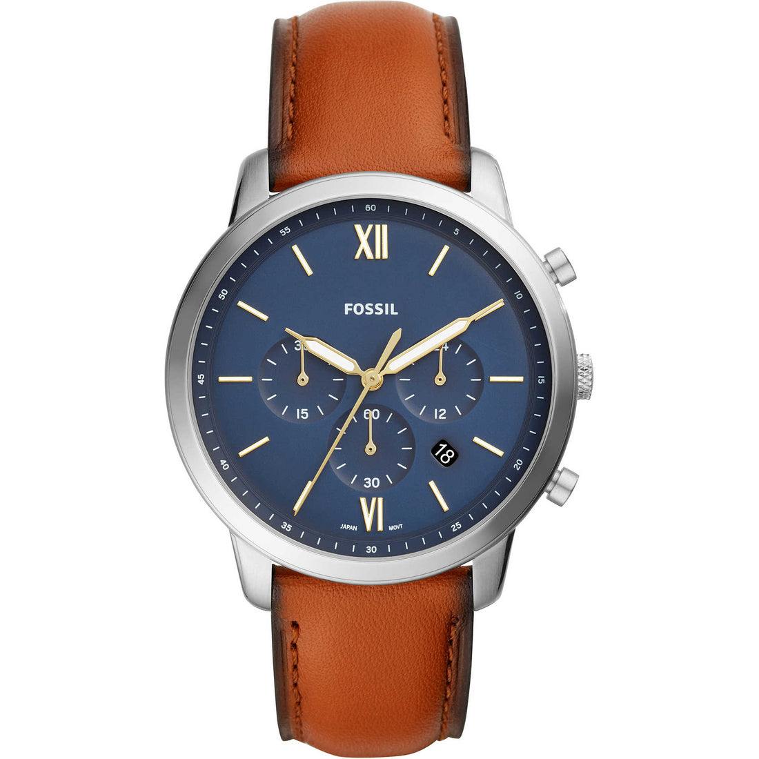 Orologio Uomo Acciaio Fossil Solo Tempo Grant FS5453