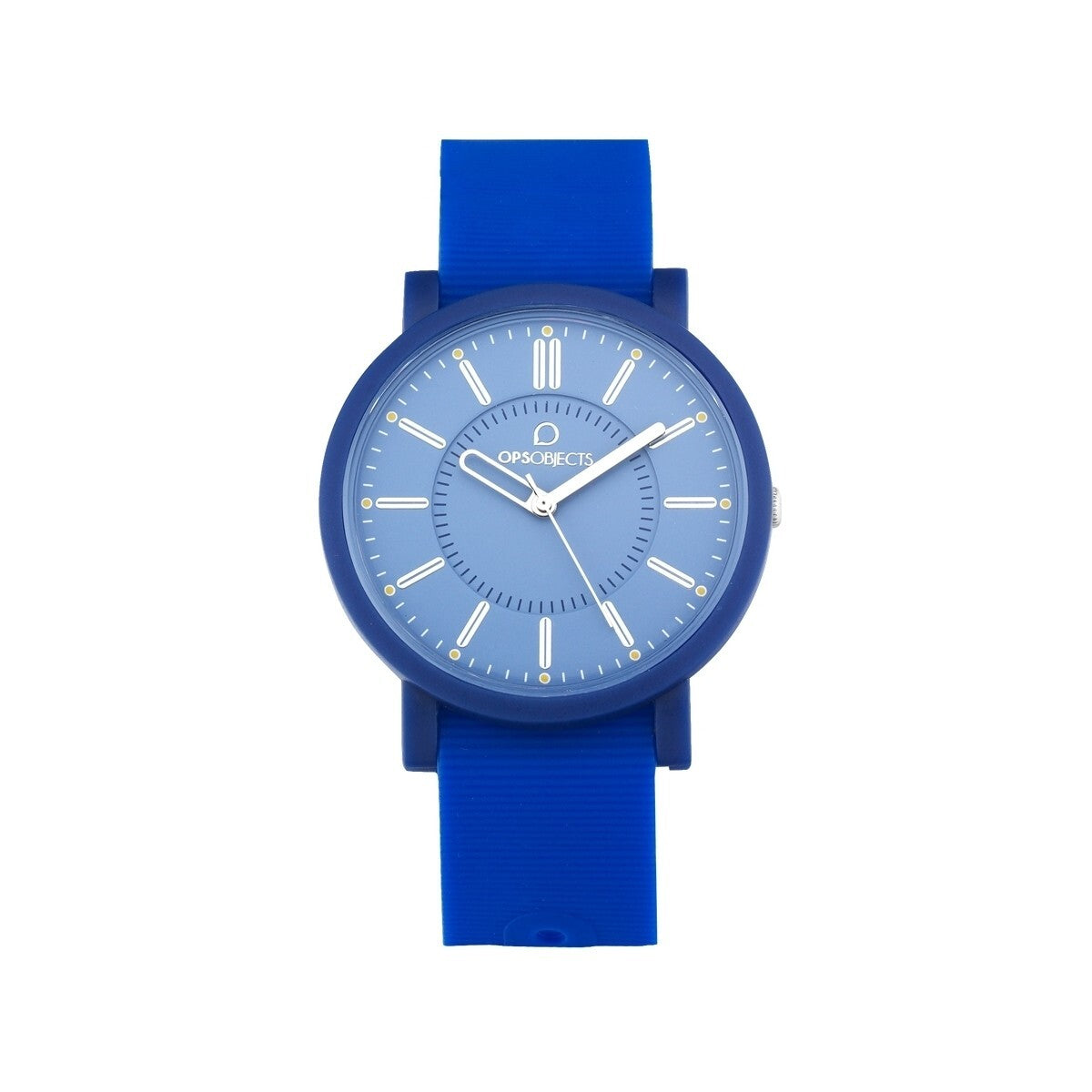 Orologio Uomo Bambino Quarzo Solo Tempo Ops Posh Blu Gomma OPSPOSH-01