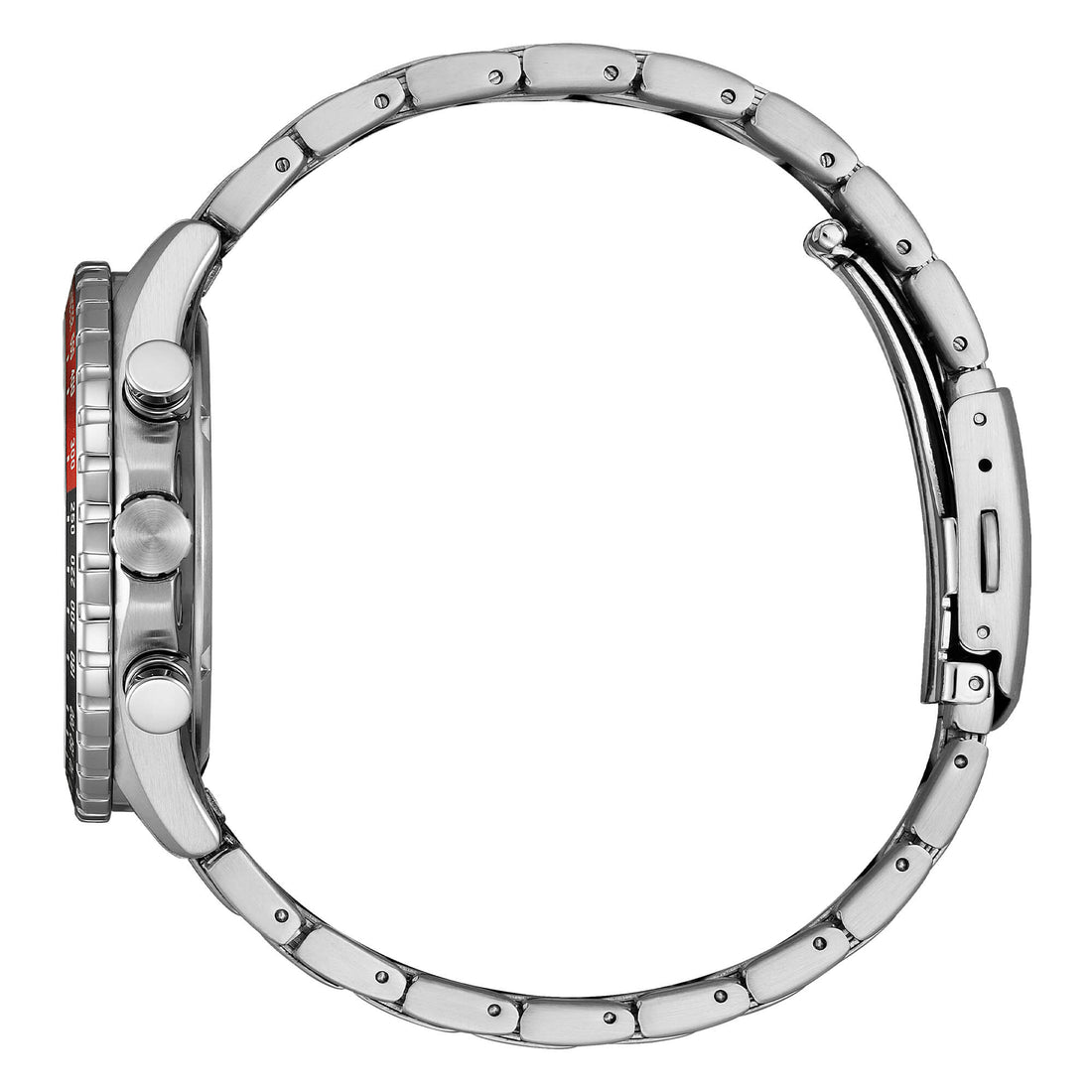 Orologio Uomo Citizen Nero Eco-Drive Cronografo Acciaio Data AT2566-88E