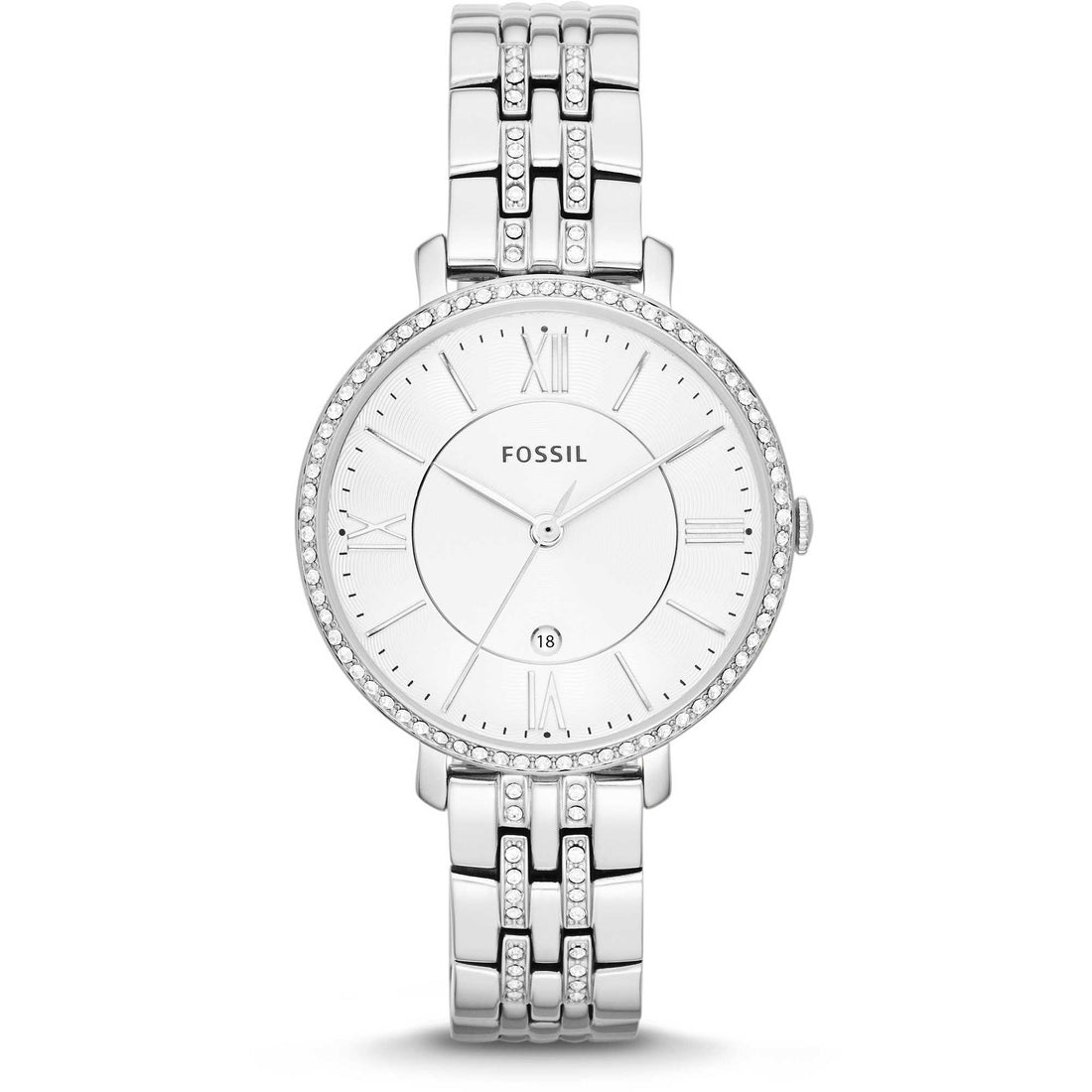 Orologio Donna Fossil Solo Tempo Con Ghiera Zirconata Jacqueline ES3545