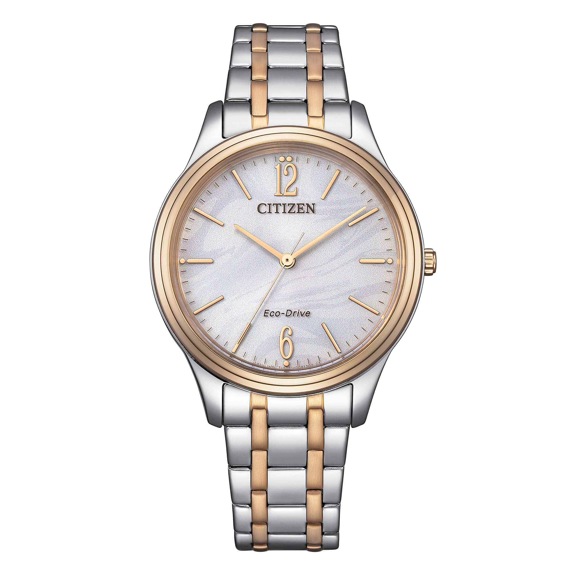 Orologio Donna Citizen Eco-Drive Madreperla Solo Tempo Acciaio Bicolore EM0416-78A
