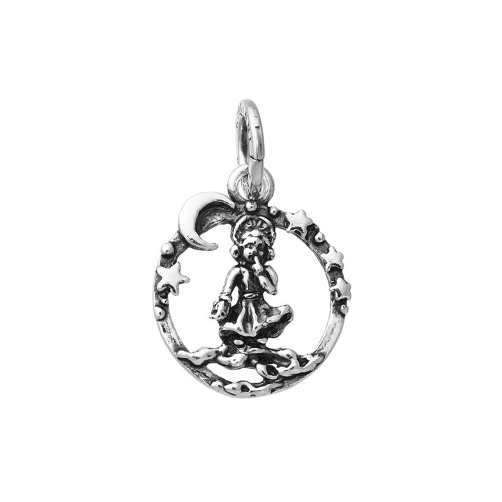 Charm Donna Giovanni Raspini Argento 925 Fata Stelle Realizzato A Mano 11086