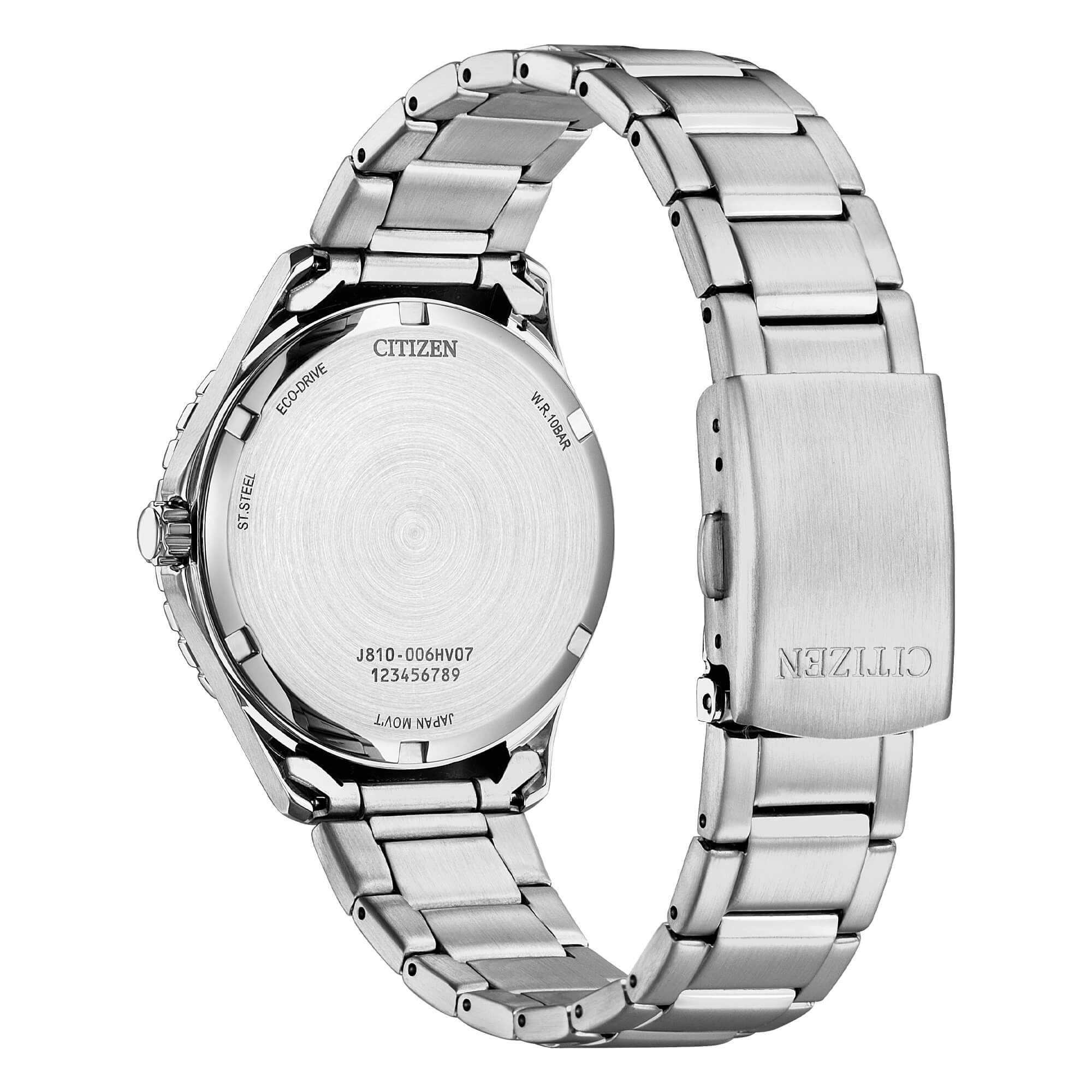 Orologio Uomo Unisex Citizen Eco-Drive Acciaio Rosso Nero AW1820-81E
