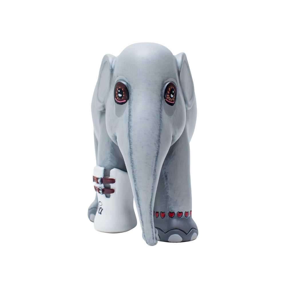 Scultura Elefante Onlylux We Love Mosha Global 15cm Resina Dipinto A Mano 8858831237049