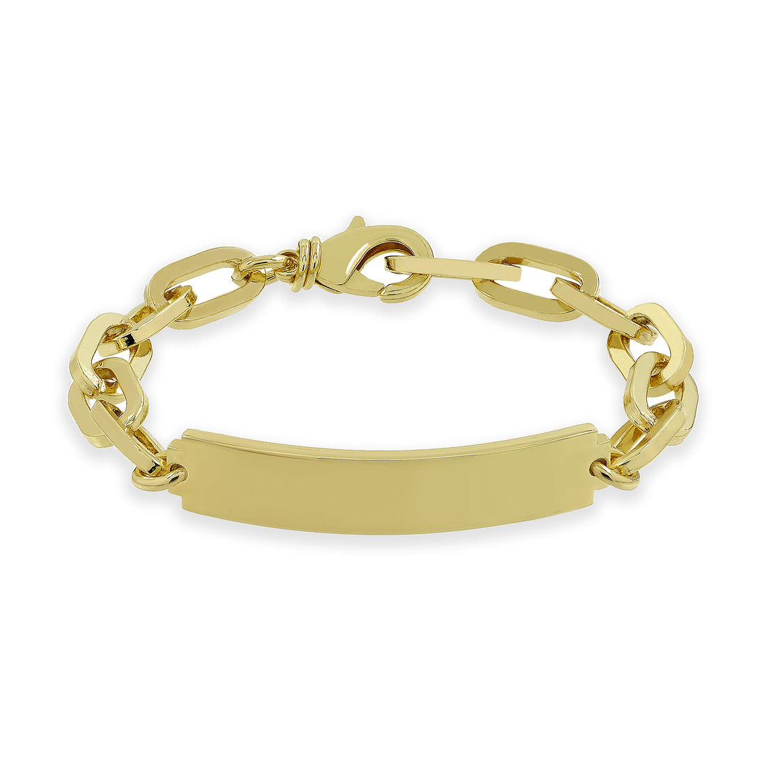Bracciale Uomo Unoaerre Acciaio  Maglia forzatina e targa 560828