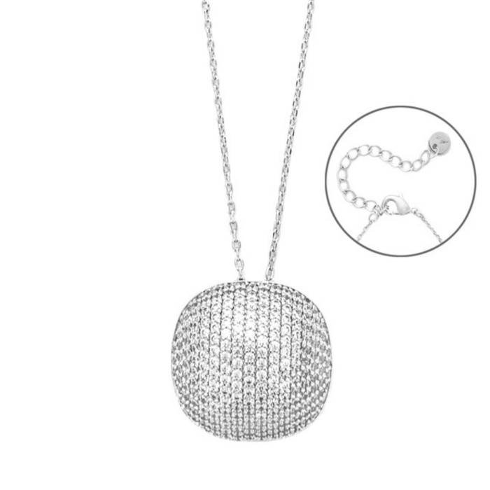 Collana Donna 4US Cesare Paciotti Ottone Bianco Zirconi 4UCL8574W