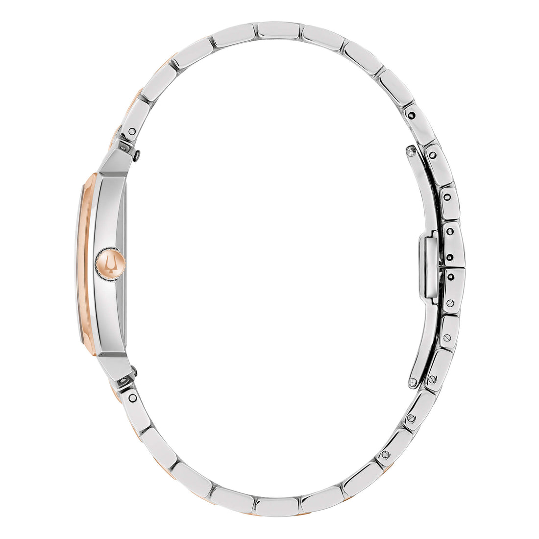 Orologio Donna Bulova Quarzo Sutton Tank Acciaio Bicolore 98L328