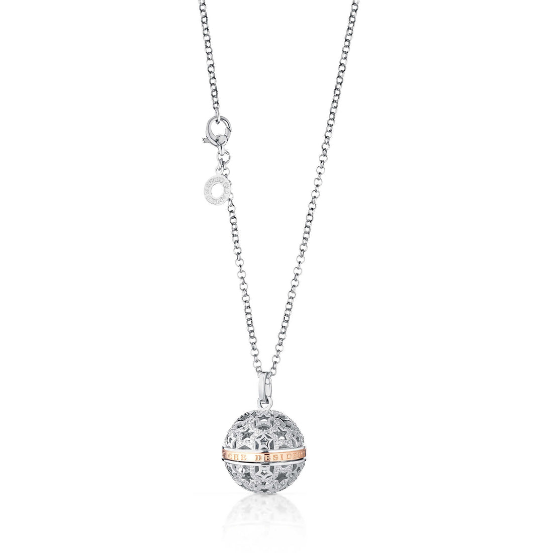 Collana Donna Argento 925 Chiama Angeli Roberto Giannotti Cuore Rosso Angelo