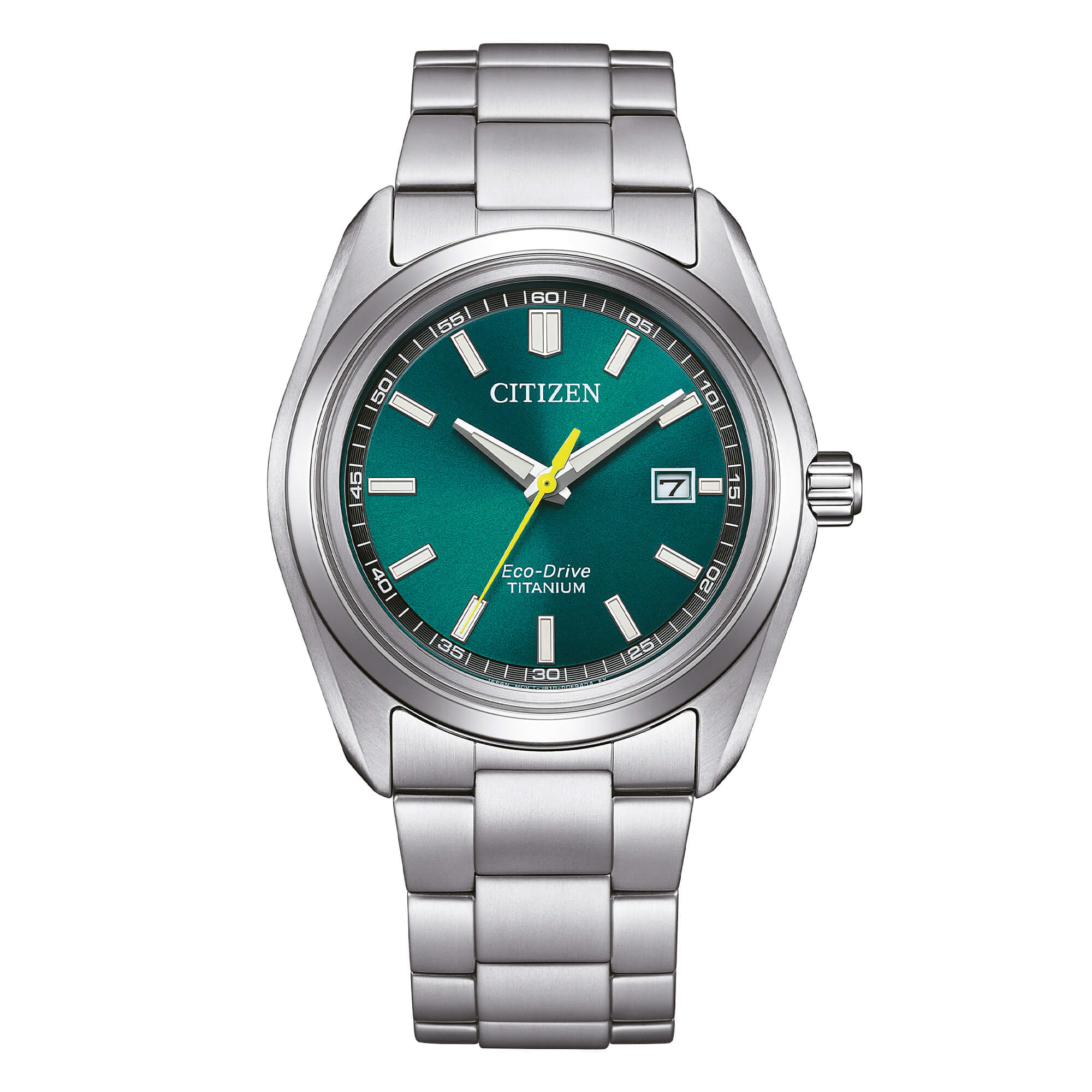 Orologio Uomo Citizen Verde Eco-Drive Titanio Data AW1900-50X