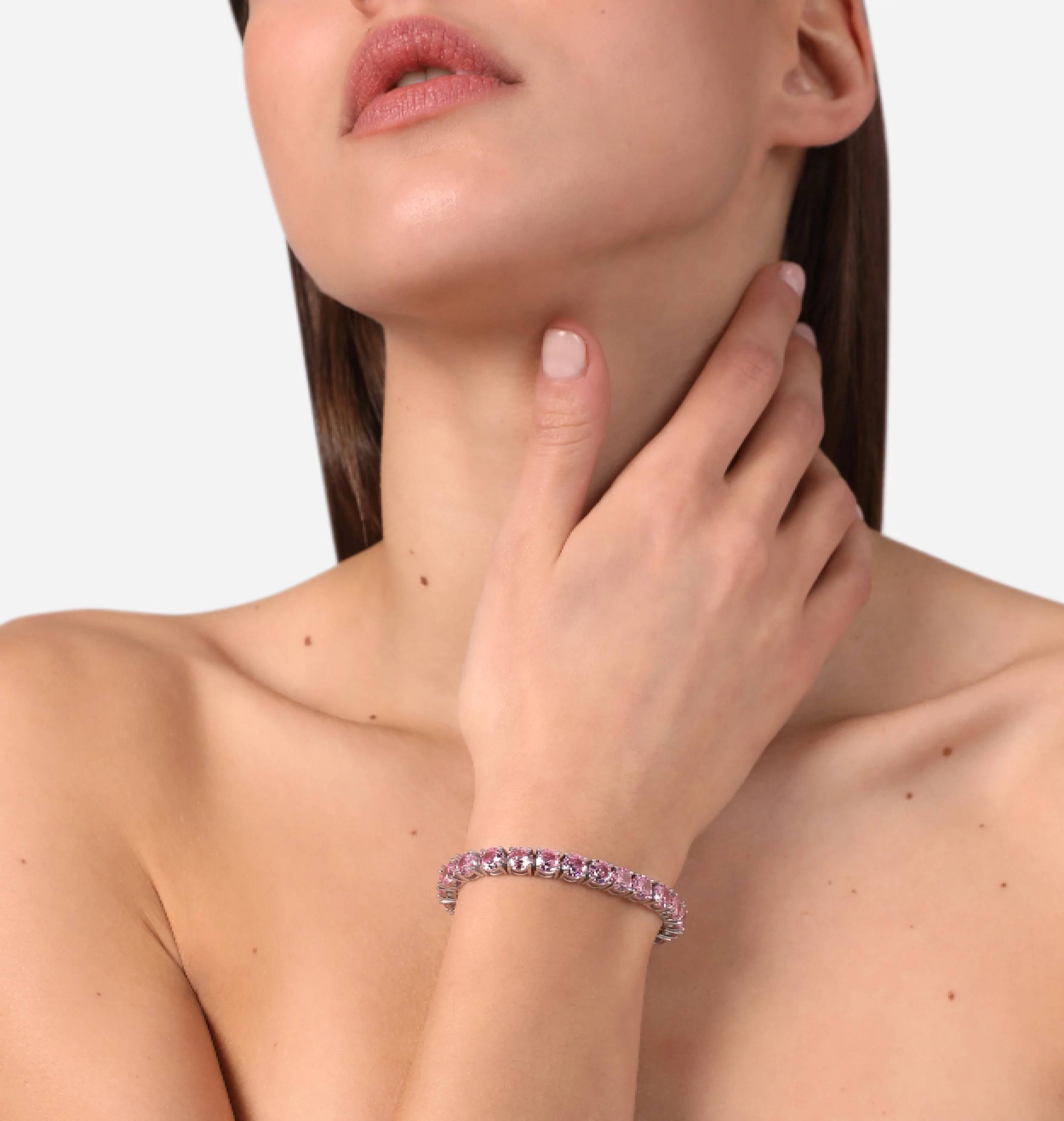 Bracciale Tennis Classic Chiara Ferragni Zirconi Rosa J19AVJ01