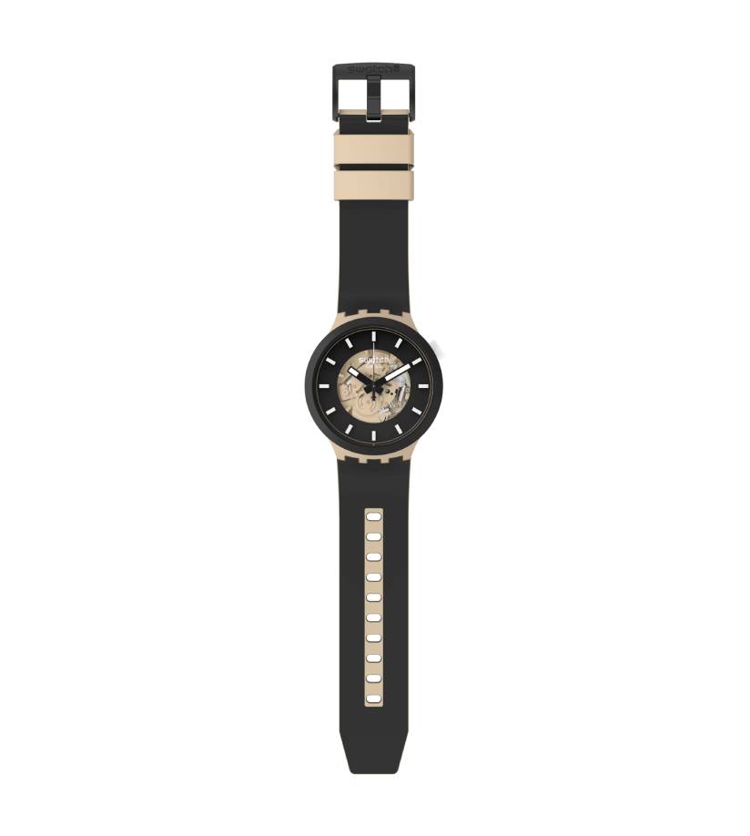 Orologio Uomo Swatch Big Bold Nero Quarzo Solo Tempo SB03C100