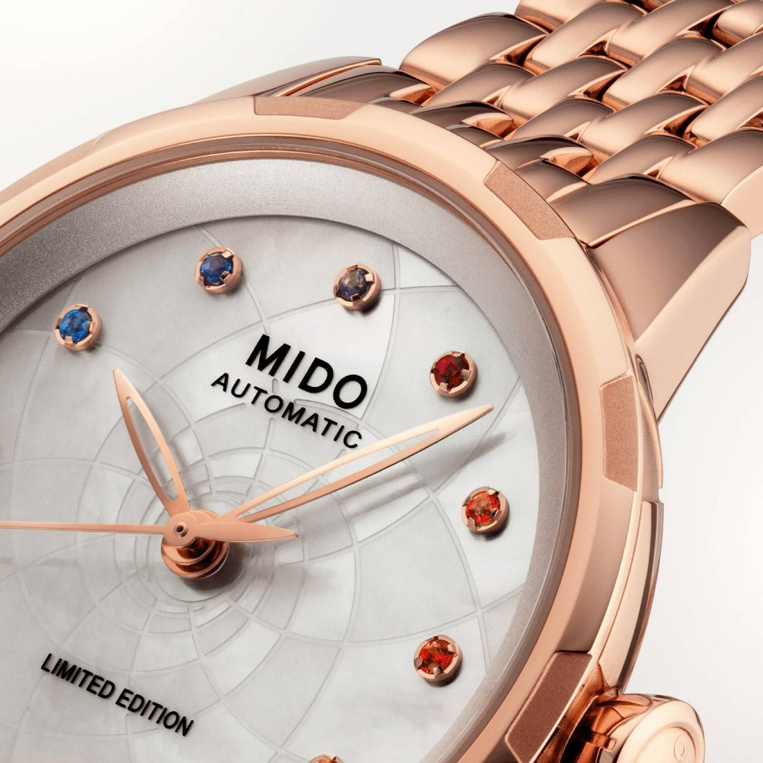 Orologio Mido Donna Automatico Limited Edition Madreperla Zaffiri M0432073310900