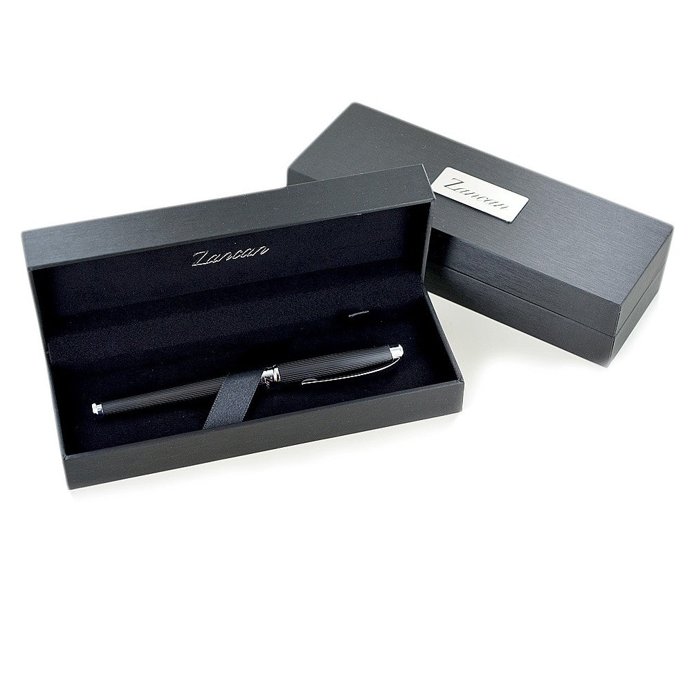 Penna Uomo Zancan Acciaio Sfera Tappo Avvitato HPN004