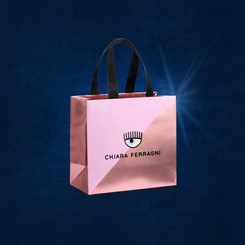 Collana Donna Chiara Ferragni Cuoricino Acciaio Dorato Zirconi Cuori Bianchi J19AVT01