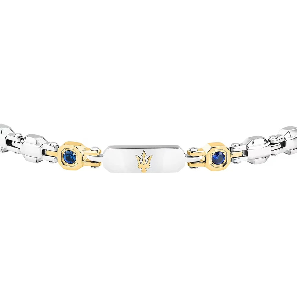 Bracciale Uomo Acciaio Maserati Sapphire Blu Semirigido JM335AXO11