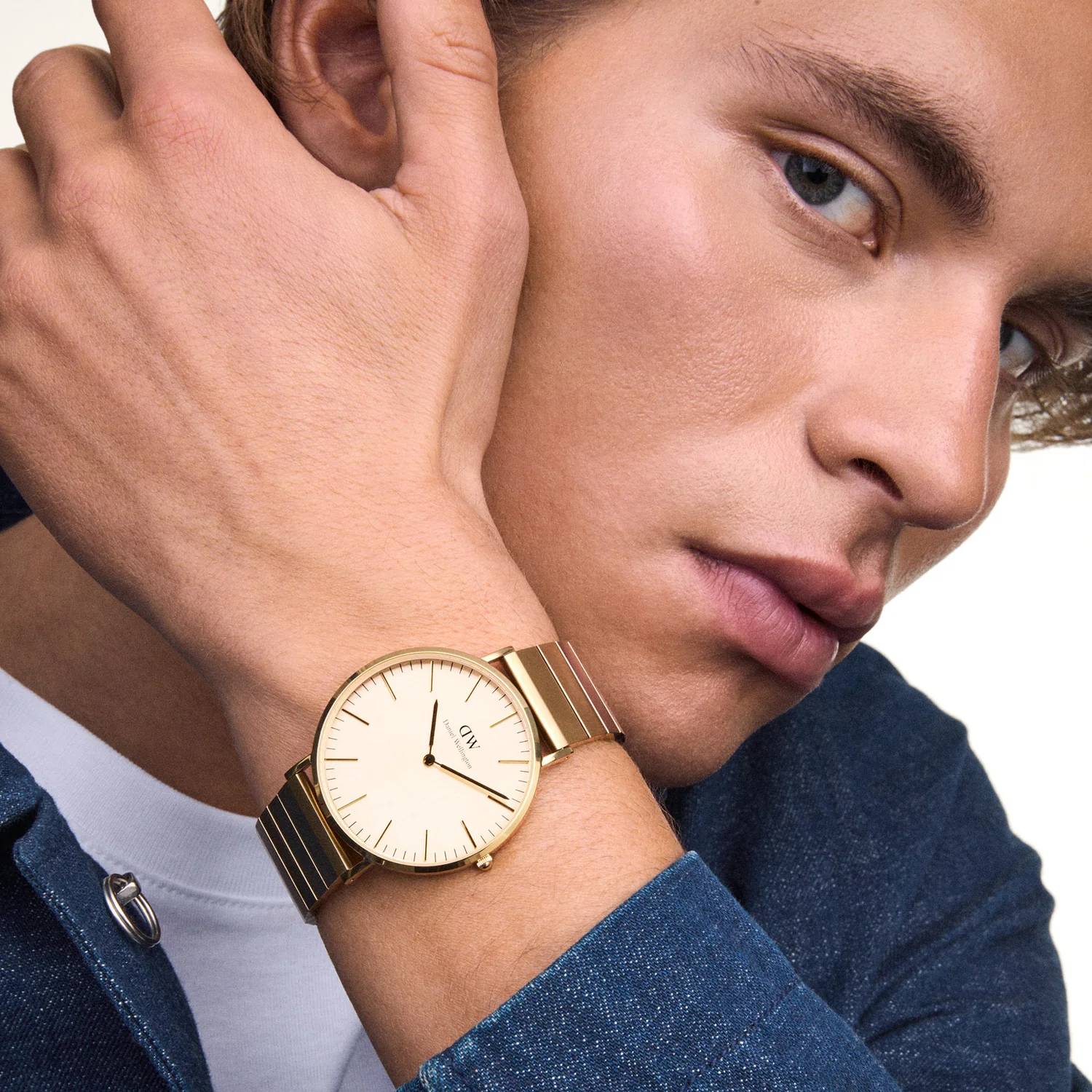 Orologio Uomo Daniel Wellington Classic Piano Arctic Oro DW00100779