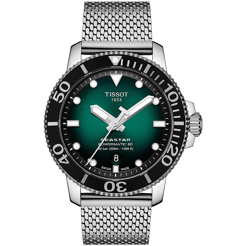 Orologio Tissot Uomo Powermatic 80 Acciaio Automatico Solo Tempo Data 300 m