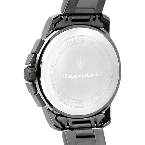 Orologio Uomo Maserati Acciaio Cronografo Nero Dorato Data R8873621007