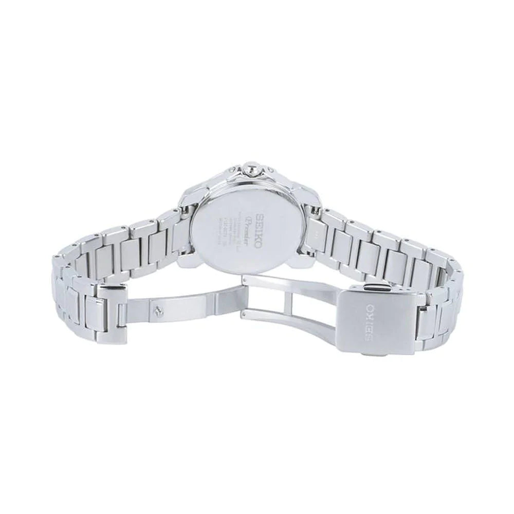 Orologio Donna Seiko Premier Carica Solare Acciaio Numeri Romani SUT321P1