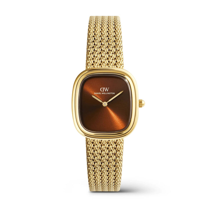 Orologio Donna Daniel Wellington Acciaio Dorato Marrone Margot Braided DW00100968