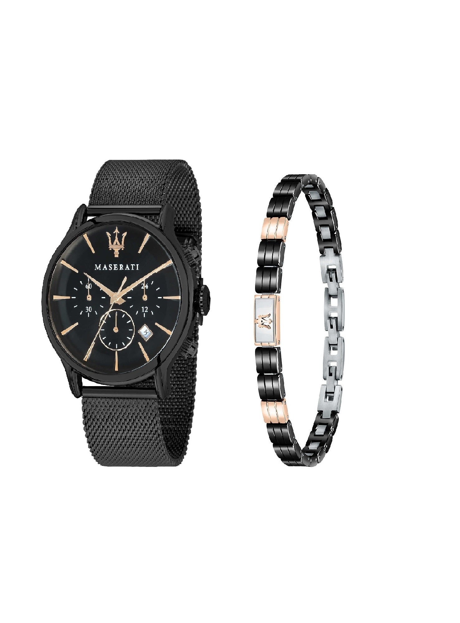 Orologio Uomo e bracciale  Acciaio Maserati Multifunzione Quarzo epoca R8873618018