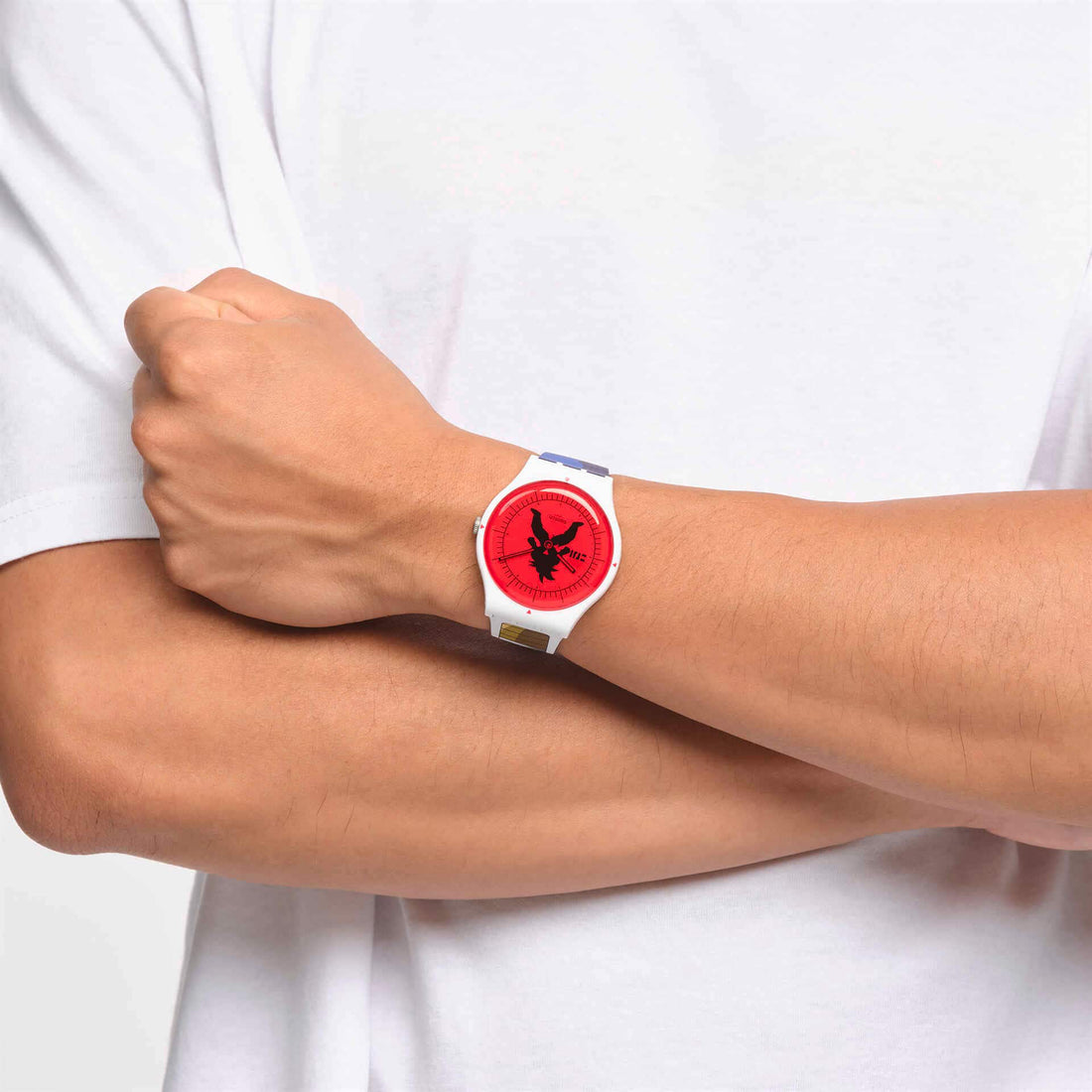 Orologio Uomo Swatch Dragonball Vegeta Quarzo Solo Tempo SUOZ348