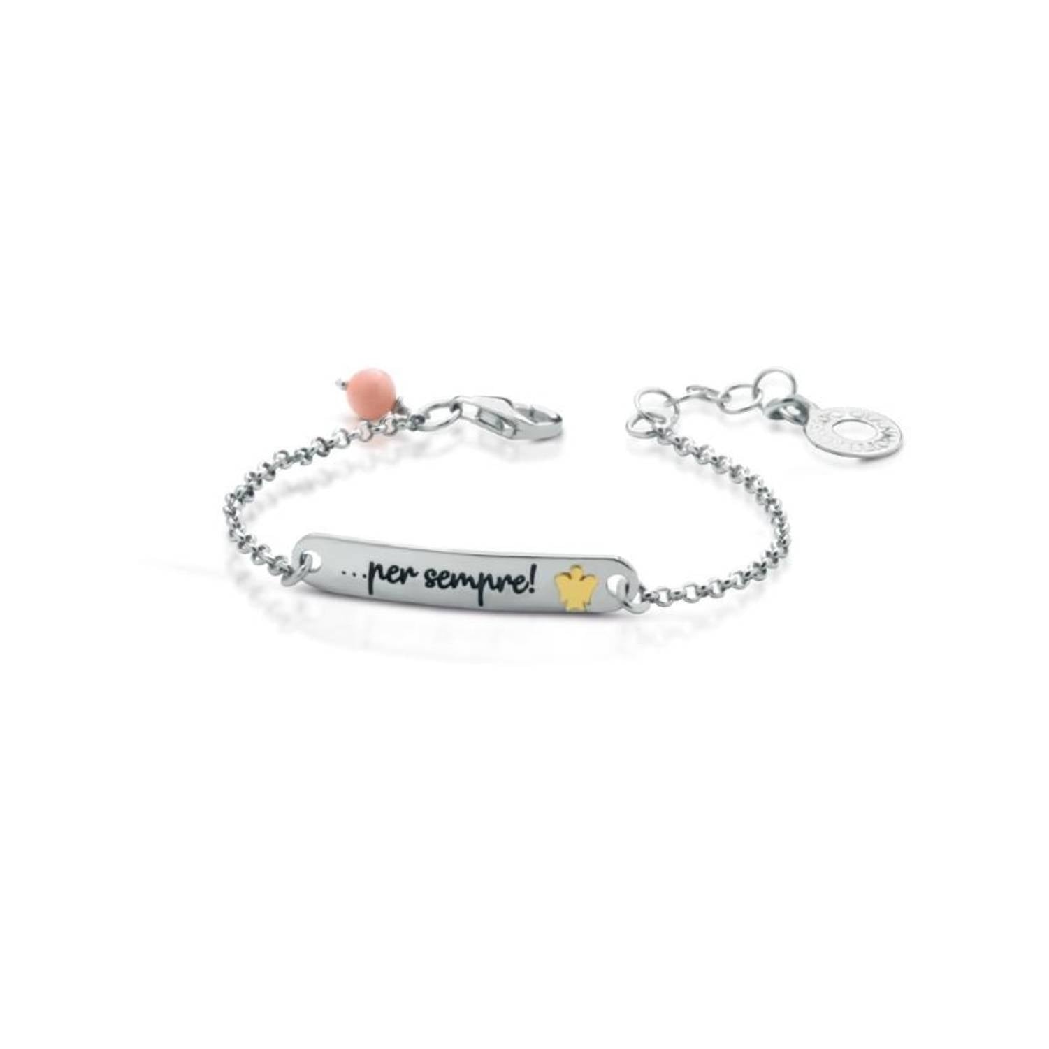 Bracciale Donna Argento 925 Roberto Giannotti Bambina Together Targhetta GIA349