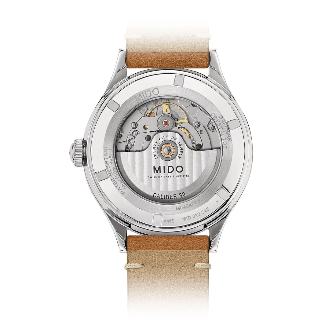 Orologio Uomo Mido Automatico Blu Pelle Data M0404071604000