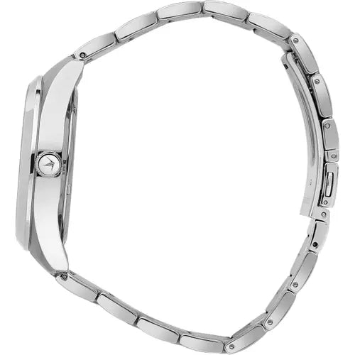 Orologio Uomo Lucien Rochat Acciaio Automatico Doppia Data Bianco R0423114003