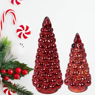 Albero Decostar Rosso Altezza 38,5 cm 827676