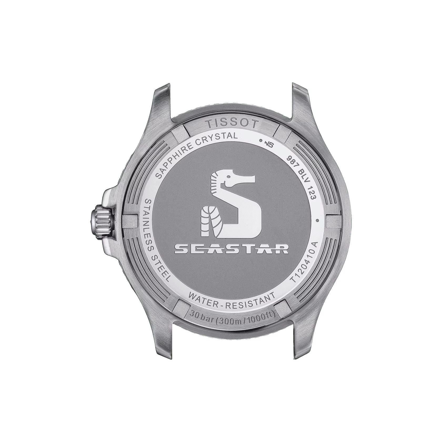 Orologio Uomo Tissot Quarzo Solo Tempo Acciaio Seastar Blu 300 m T1204101104100