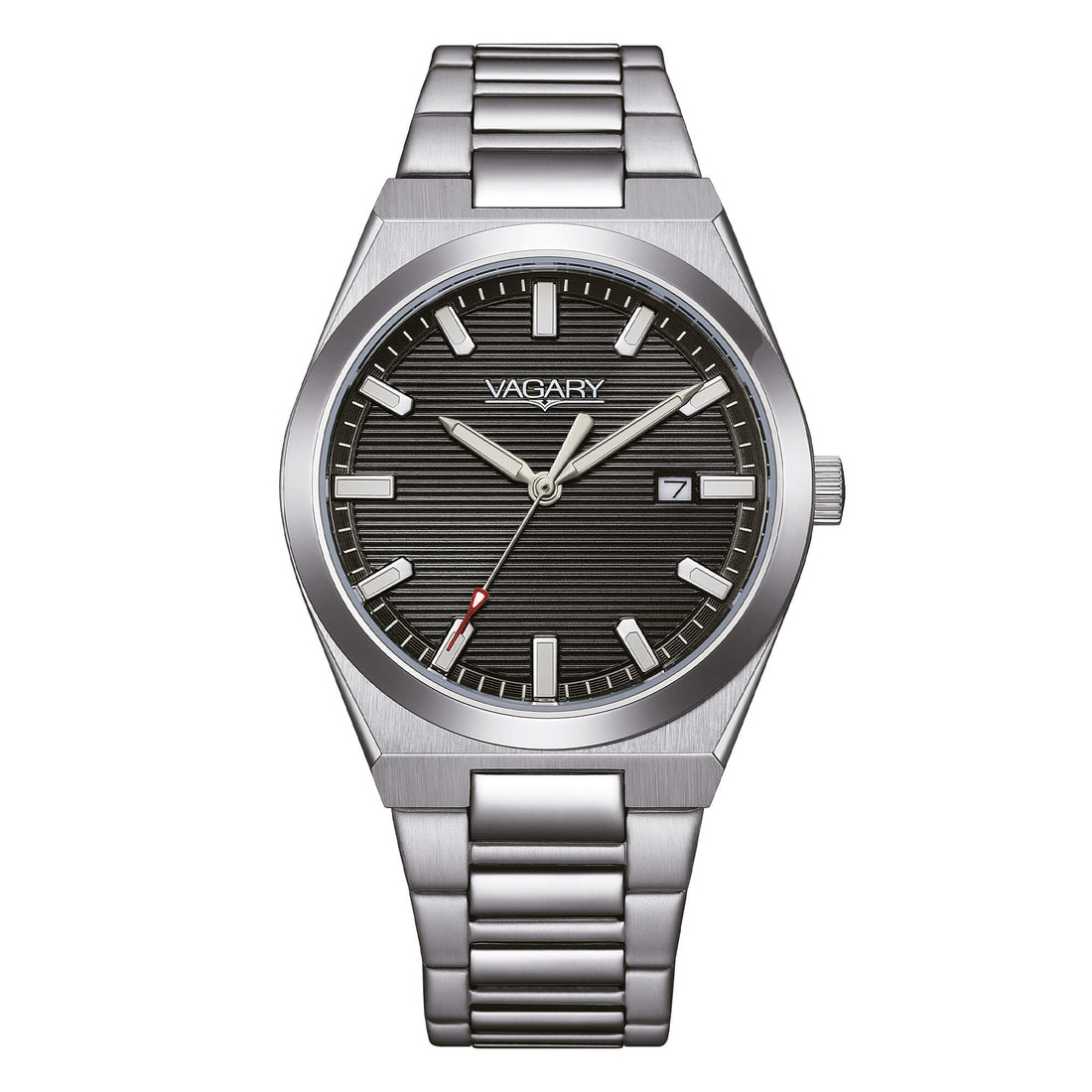 Orologio Uomo Vagary By Citizen Nero Quarzo Acciaio IB9-719-51