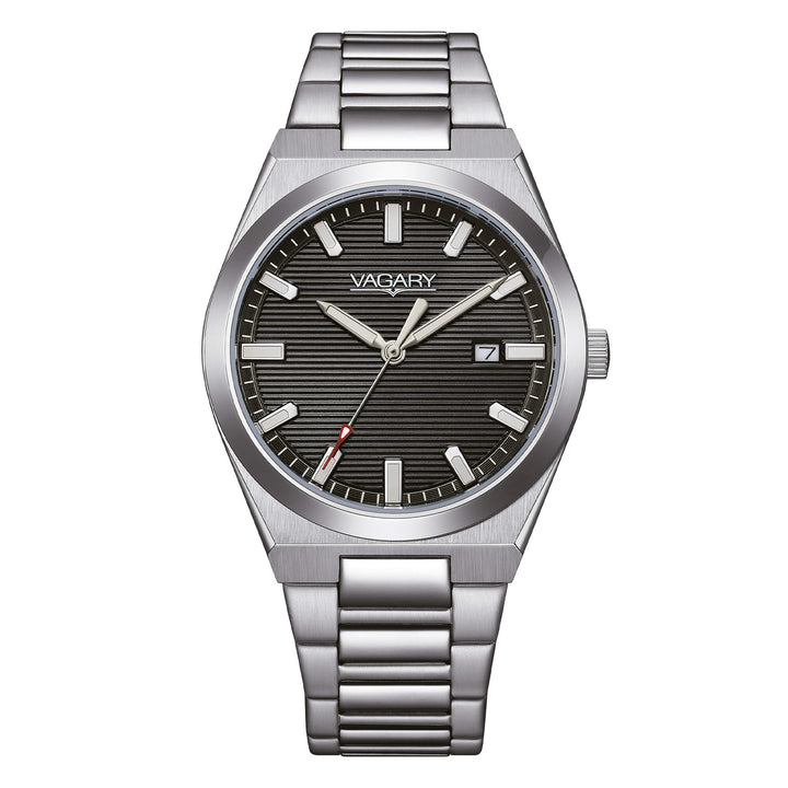 Orologio Uomo Vagary By Citizen Nero Quarzo Acciaio IB9-719-51