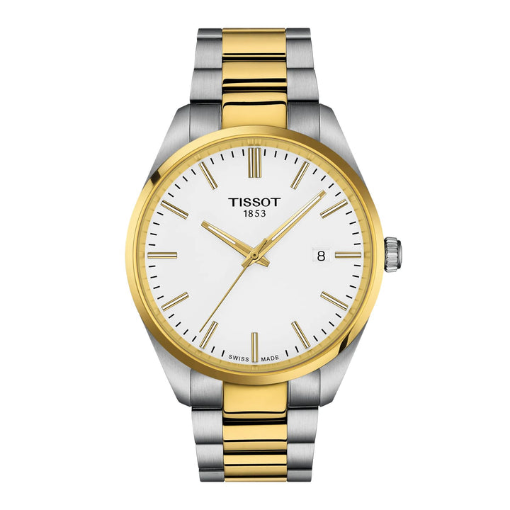 Orologio Uomo Tissot PR100 Acciaio Bicolore Quarzo T1504102201100