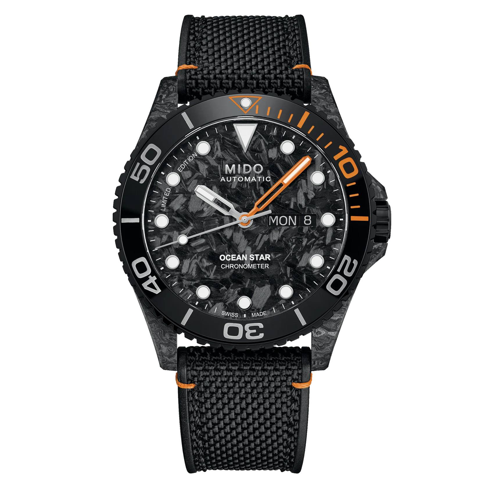 Orologio Uomo Mido Automatico Ocean Star 200C Carbon Edizione Limitata