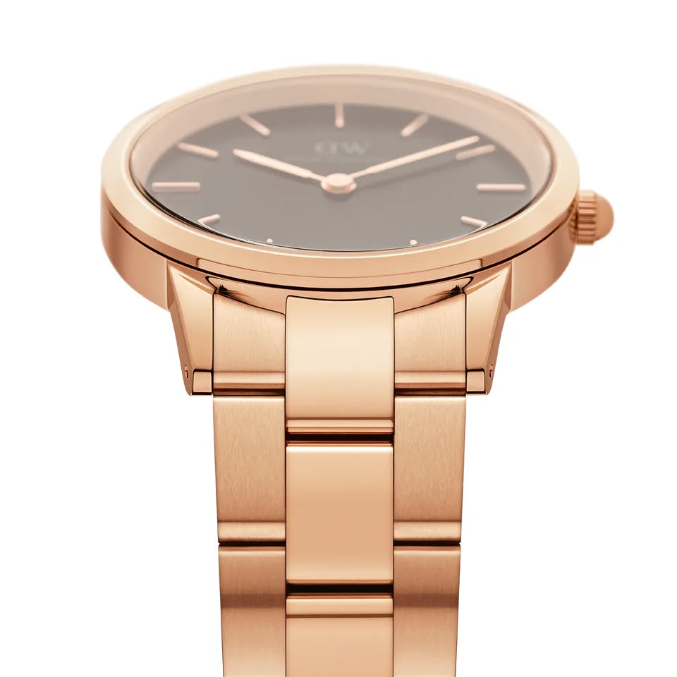 Orologio Donna Daniel Wellington Quarzo Solo Tempo Acciaio Rosè 32 mm Nero DW00100212