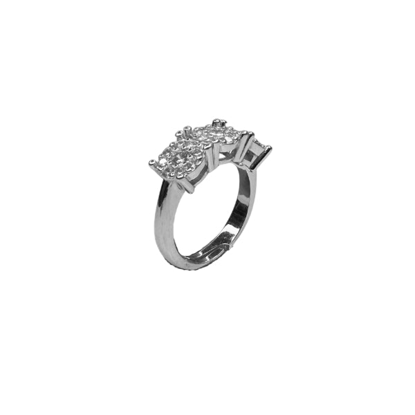 Anello Donna Trilogy Invisibile Zirconi Argento 925 Regolabile AN-DJV-6
