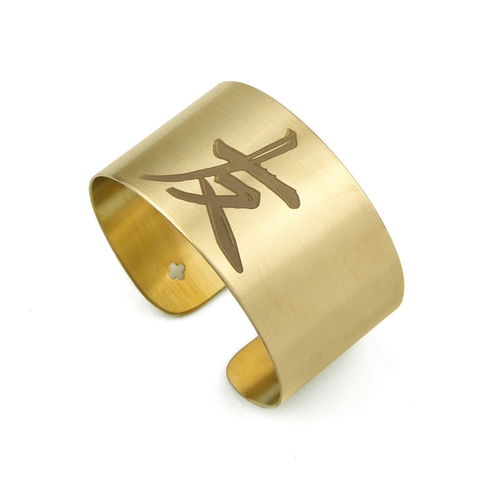 Bracciale Donna Lebole Kanji Rigido Medio Ottone Dorato Amicizia KJ Bra Amicizia