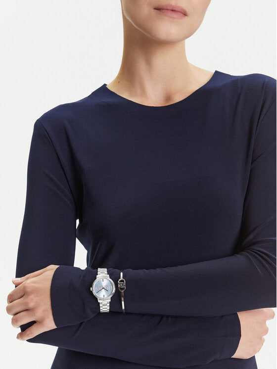 Orologio Donna Liu Jo Luxury Couple Plus Acciaio Zirconi Bracciale TLJ2517