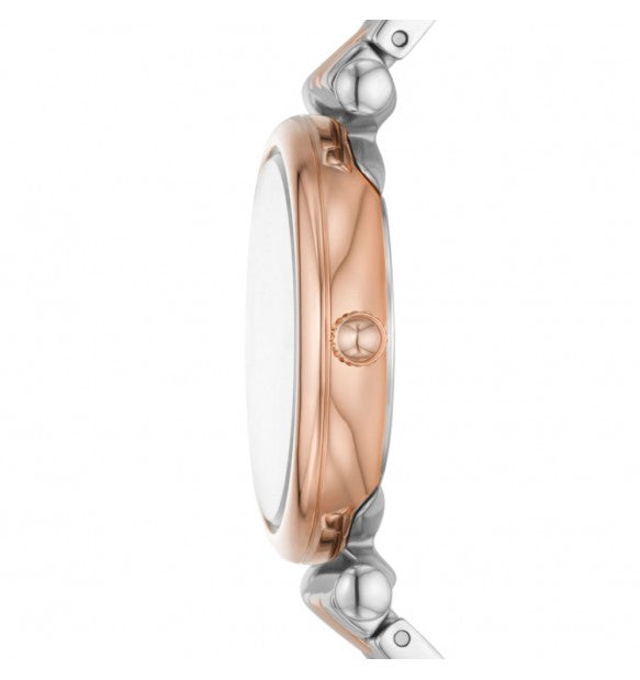 Orologio Donna Fossil Acciaio Bicolore Carlie Quarzo Solo Tempo ES5201
