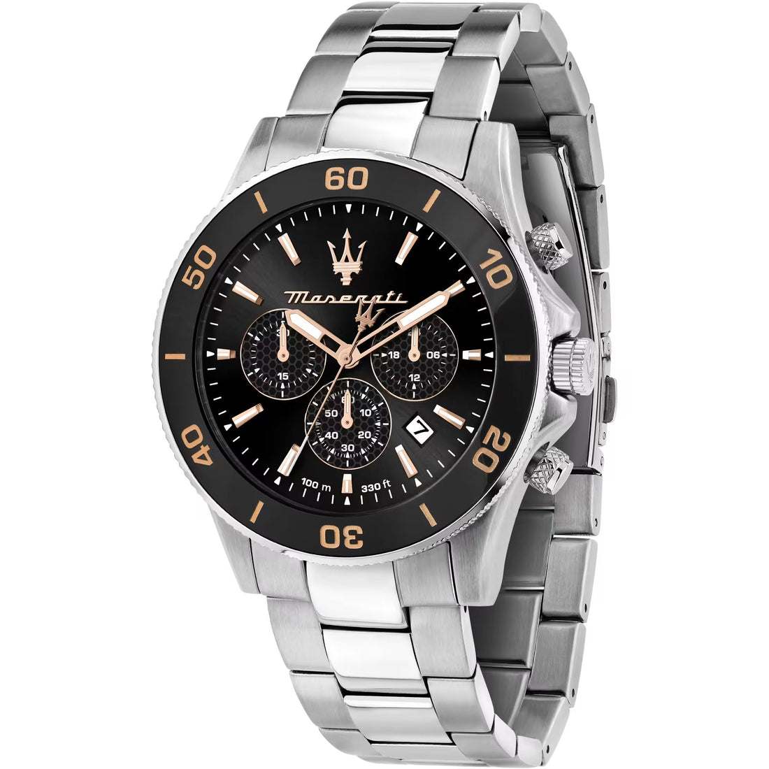 Orologio Uomo Maserati Acciaio cronografo Nero 100 M R8873600003