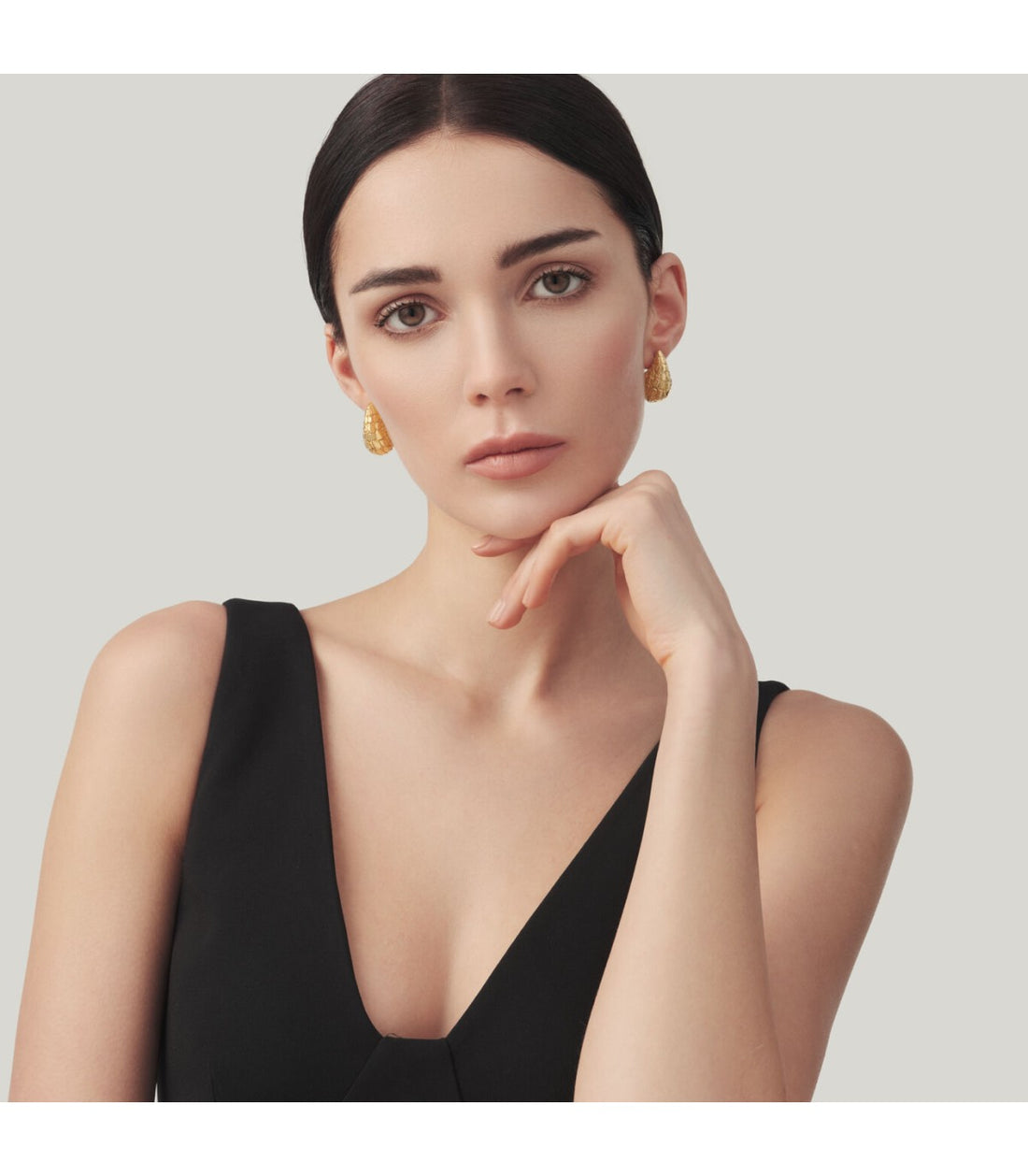 Orecchini Giovanni Raspini Goccia Croco Piccoli Dorati 12358