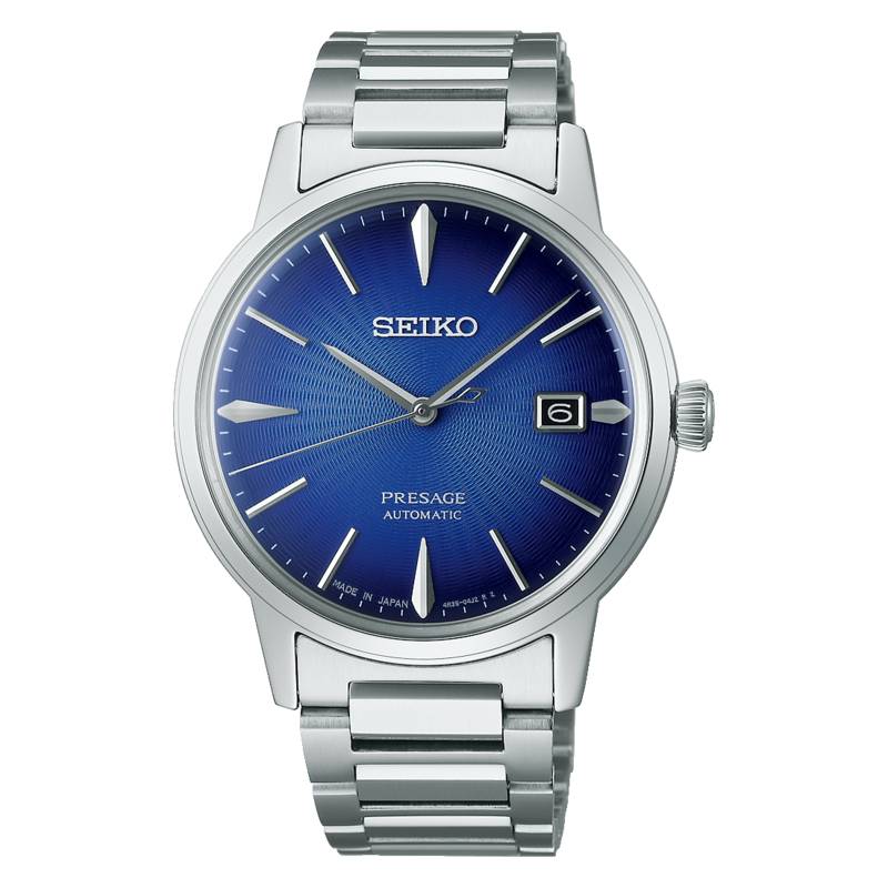 Orologio Uomo Seiko Automatico Solo Tempo Data Cocktail Time The Aviation SRPJ13J1