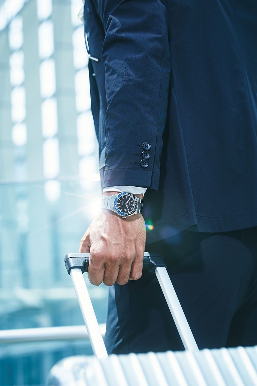 Orologio Uomo Citizen Serie 8 GMT Automatico Blu Nero Batman Acciaio NB6031-56E